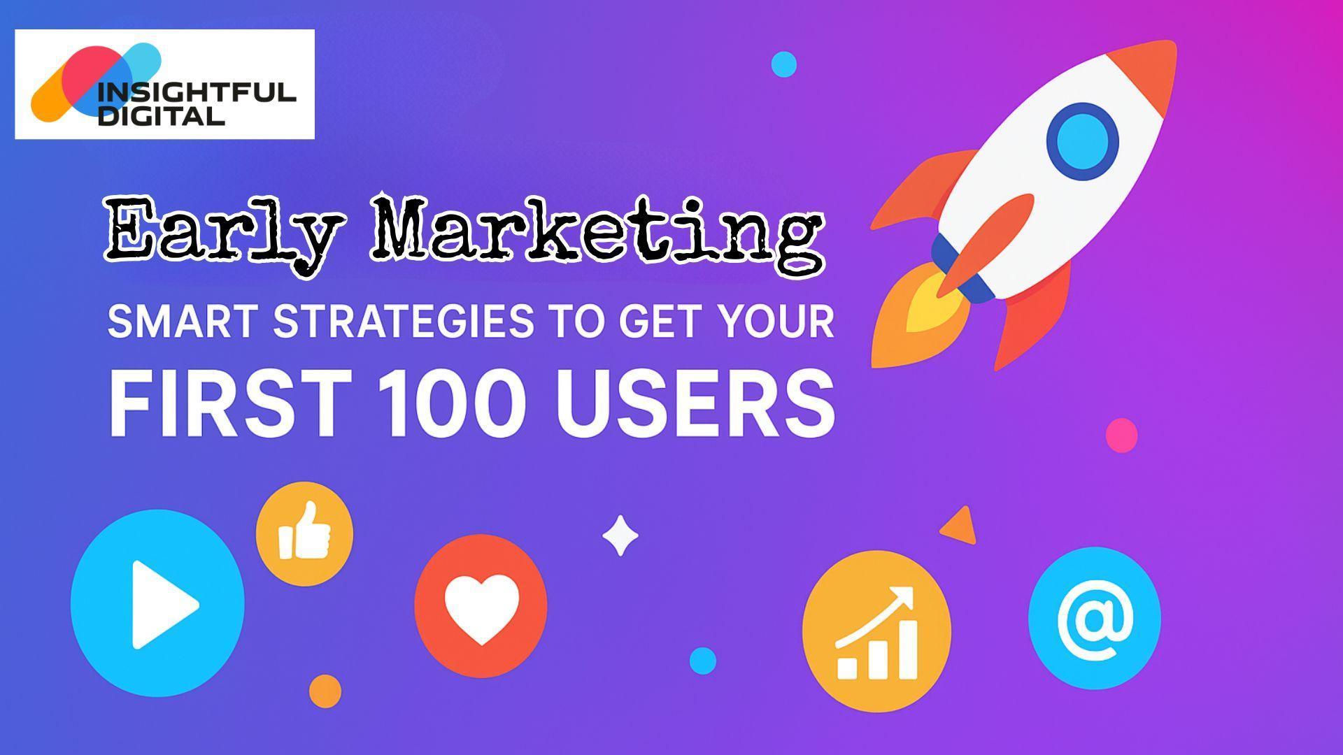 Early Marketing – How to Get Your First 100 Users