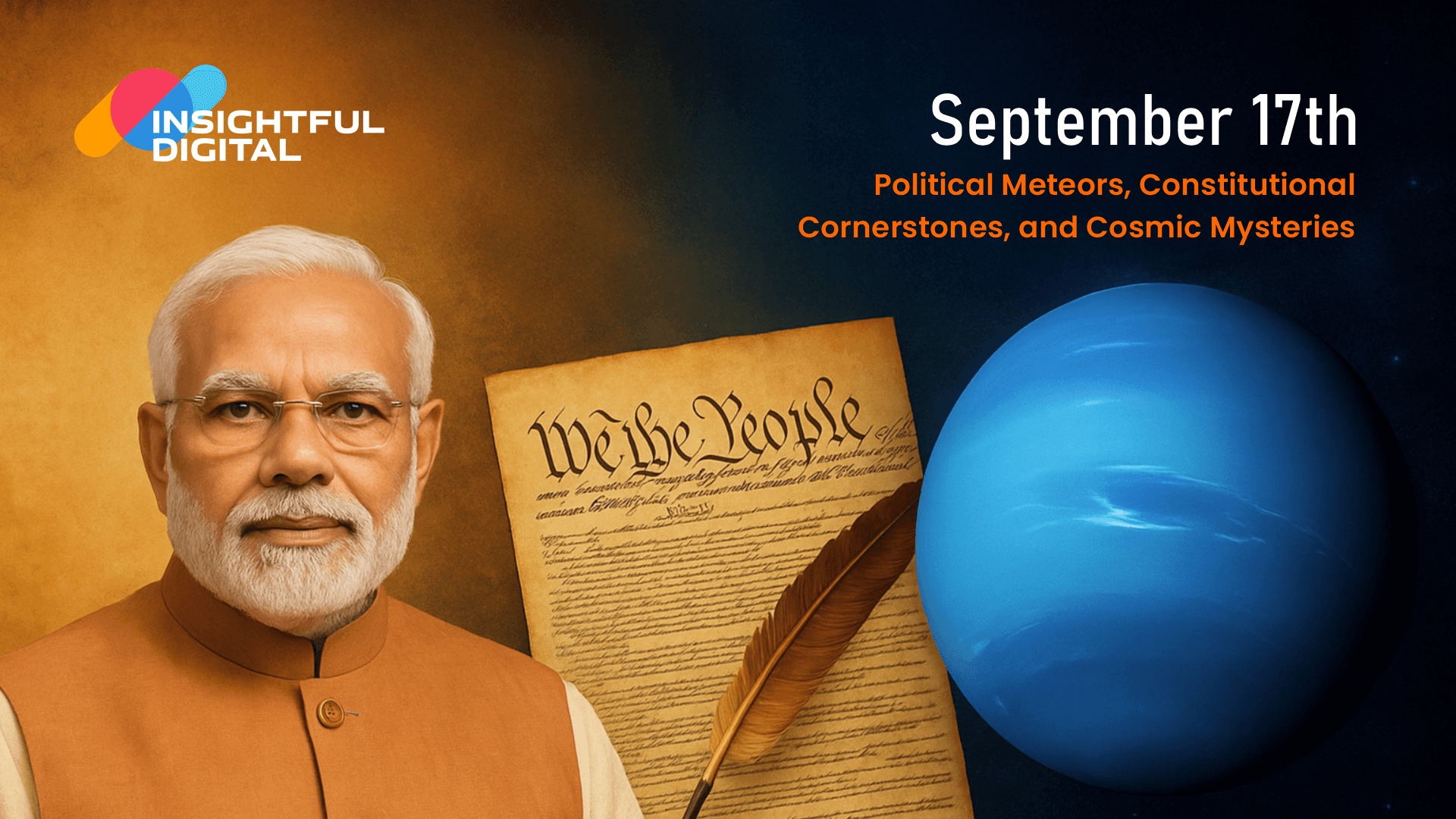 September 17th: A Day of Political Meteors, Constitutional Cornerstones, and Cosmic Mysteries