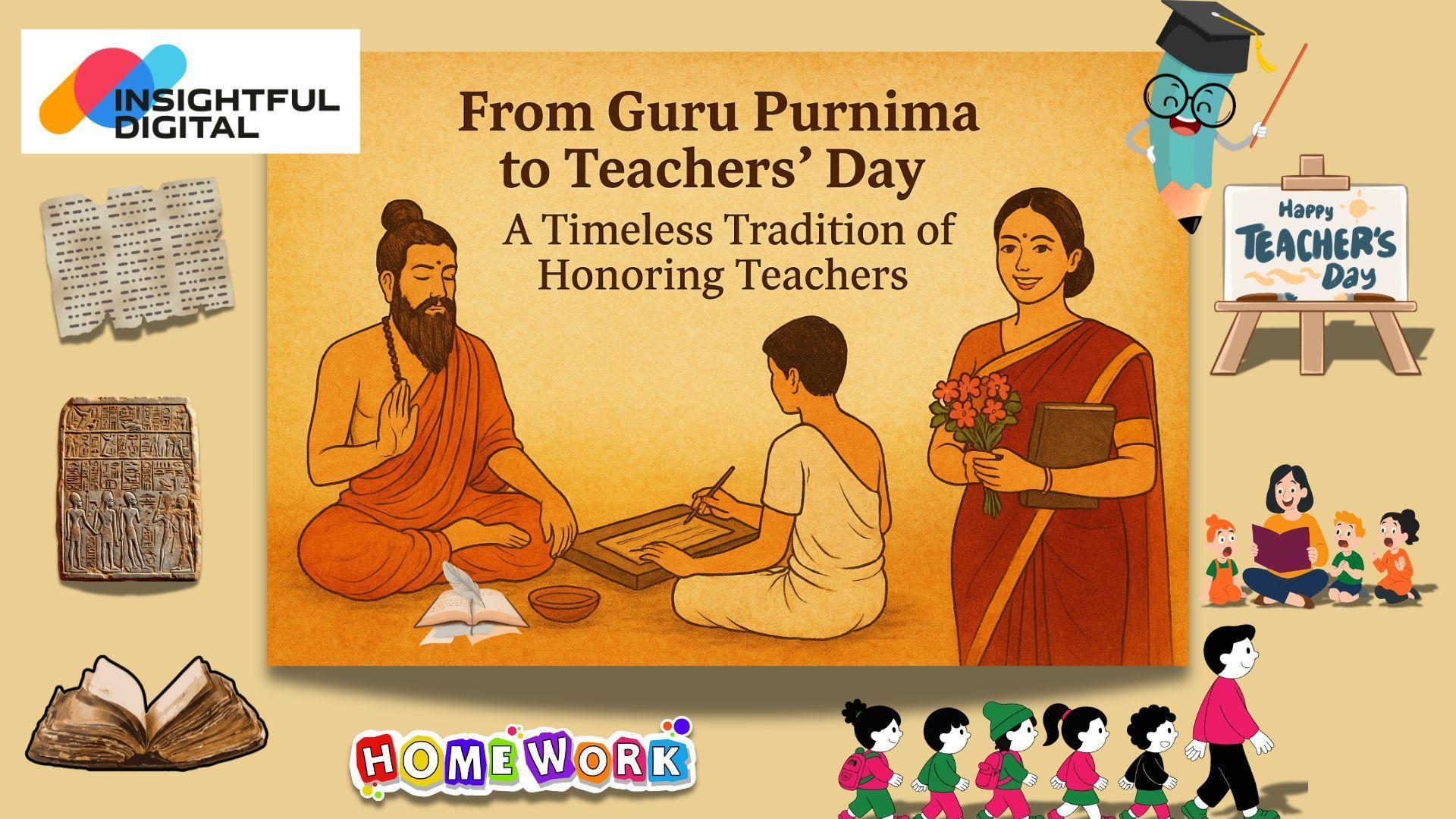 From Guru Purnima to Teachers’ Day – A Timeless Tradition of Honoring Teachers